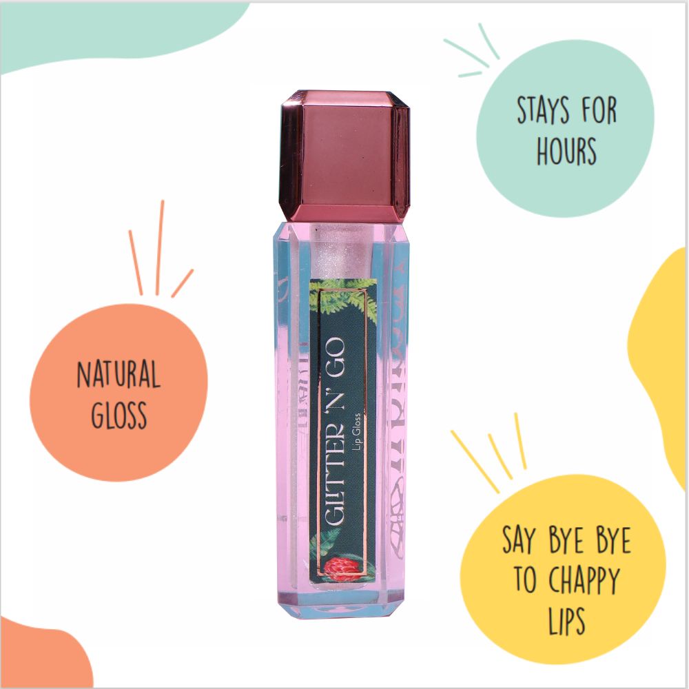 Glitter ‘N’ Go - Silver Glitter Lip Gloss