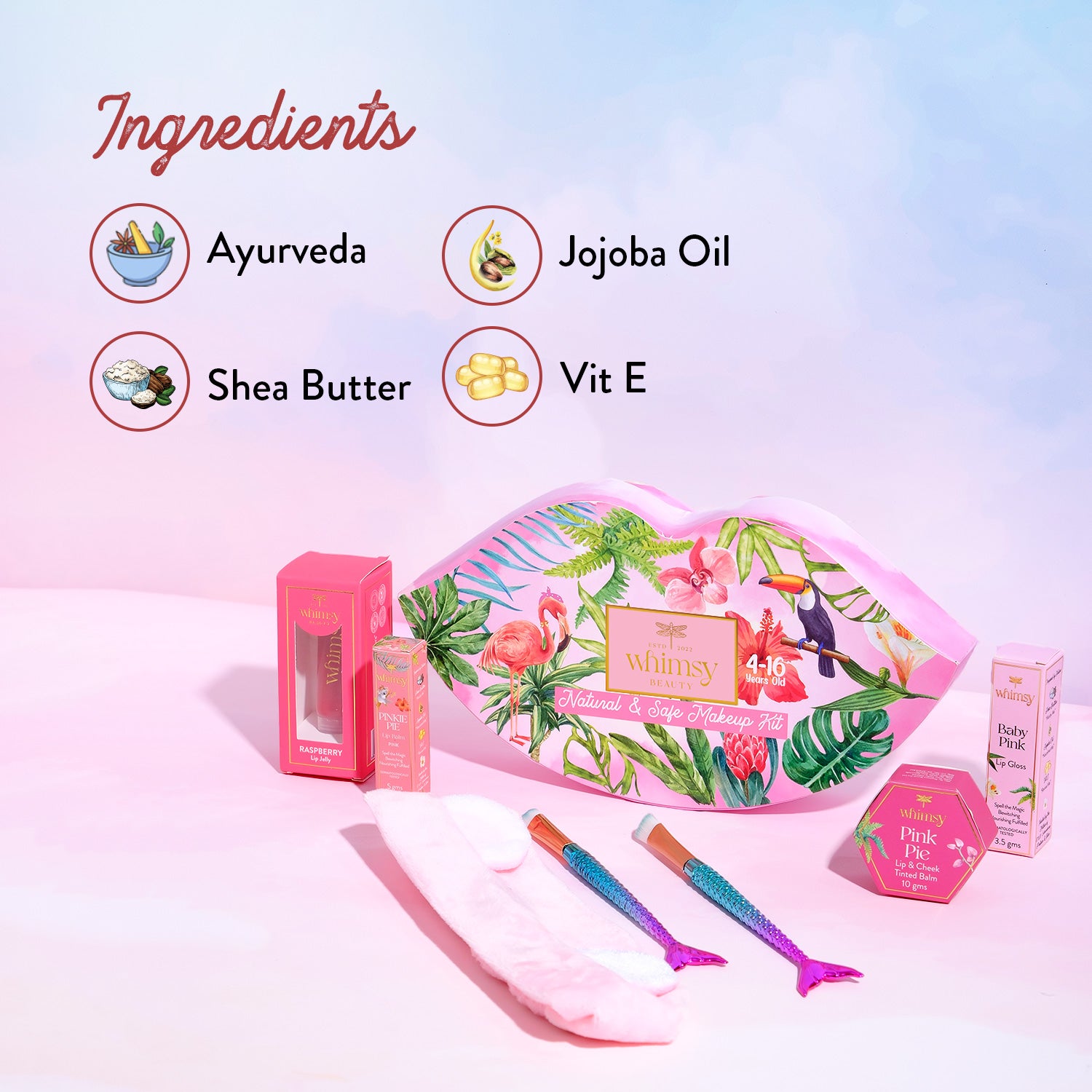Whimsy Liplicious Beauty Kit- Pack of 7