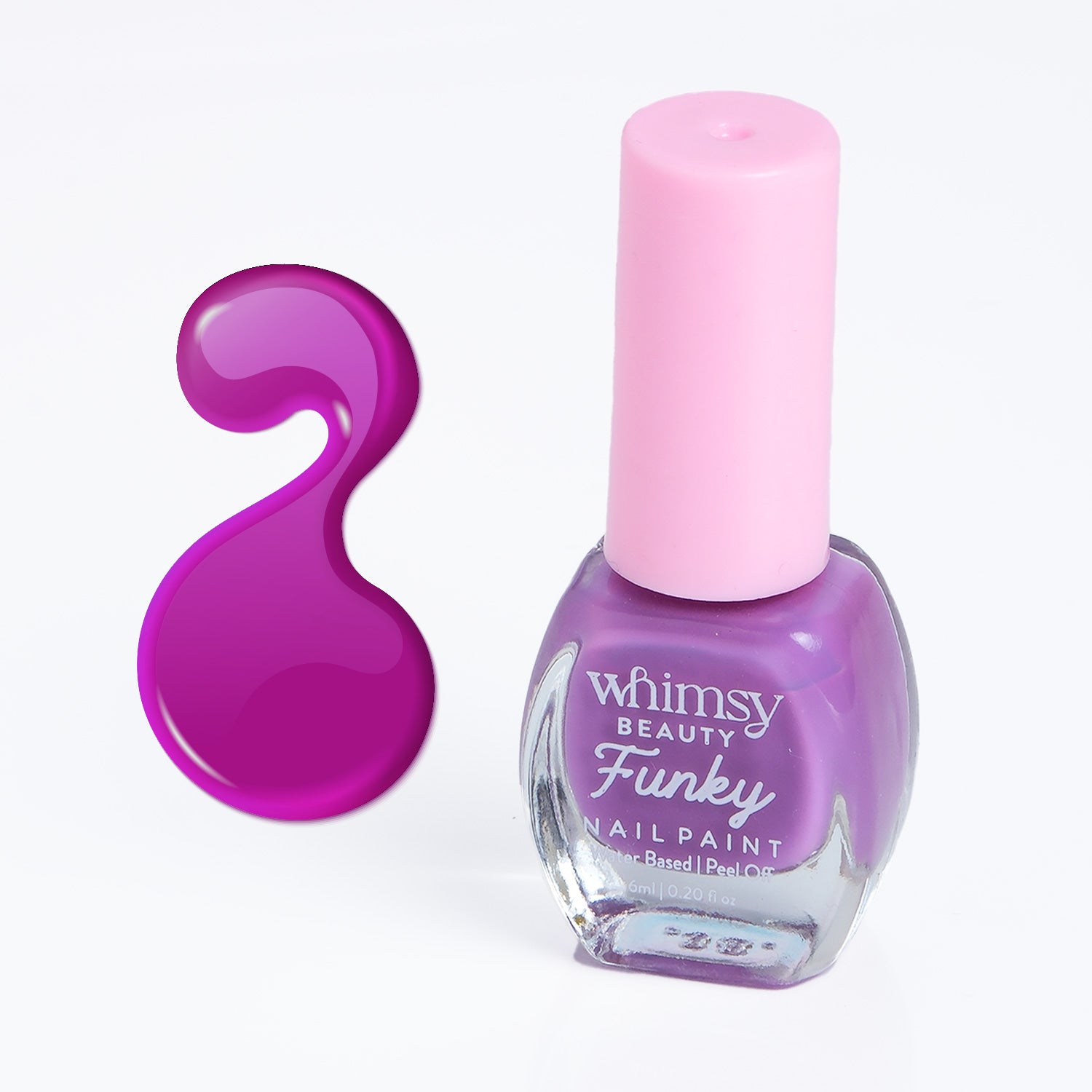 Whimsy Funky Purple Nail Paint