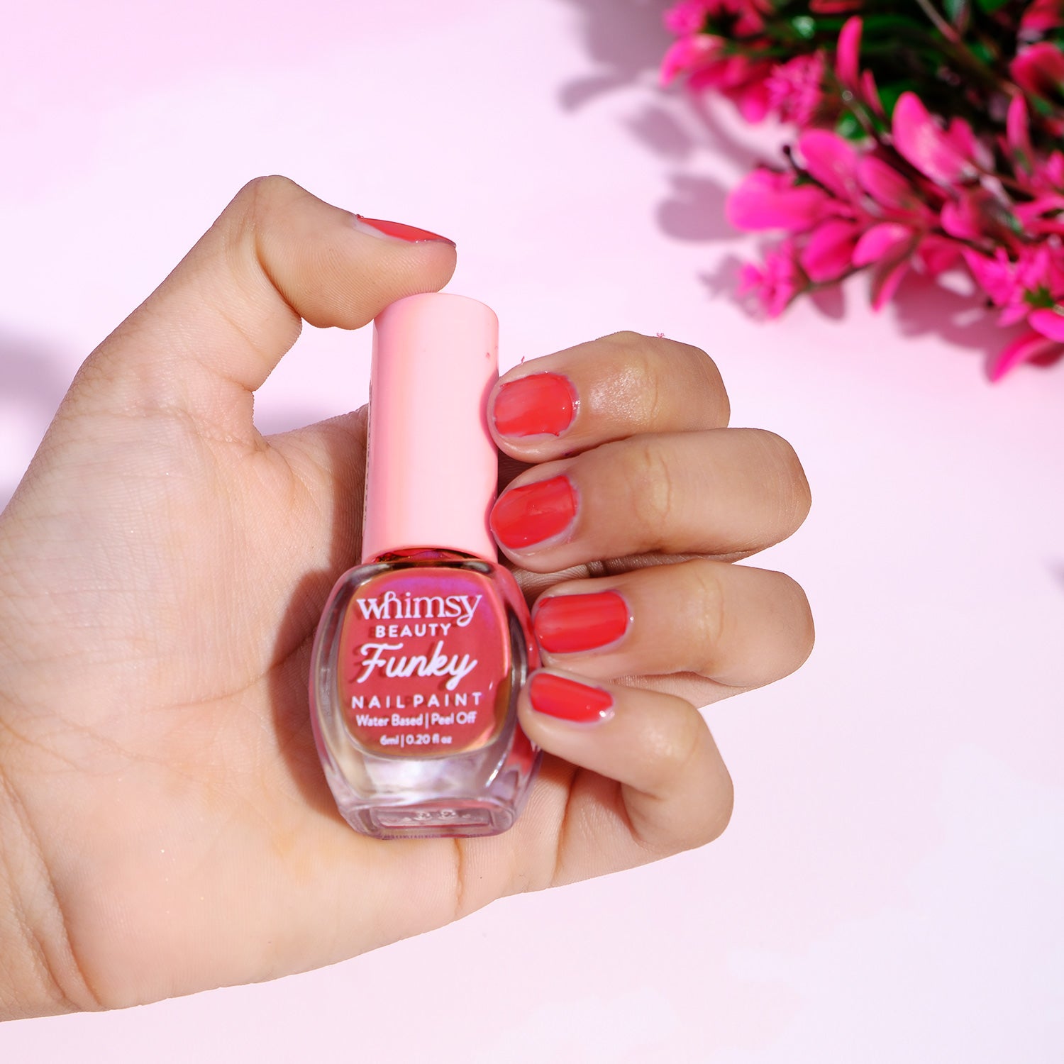 Whimsy Funky Red Nail Paint