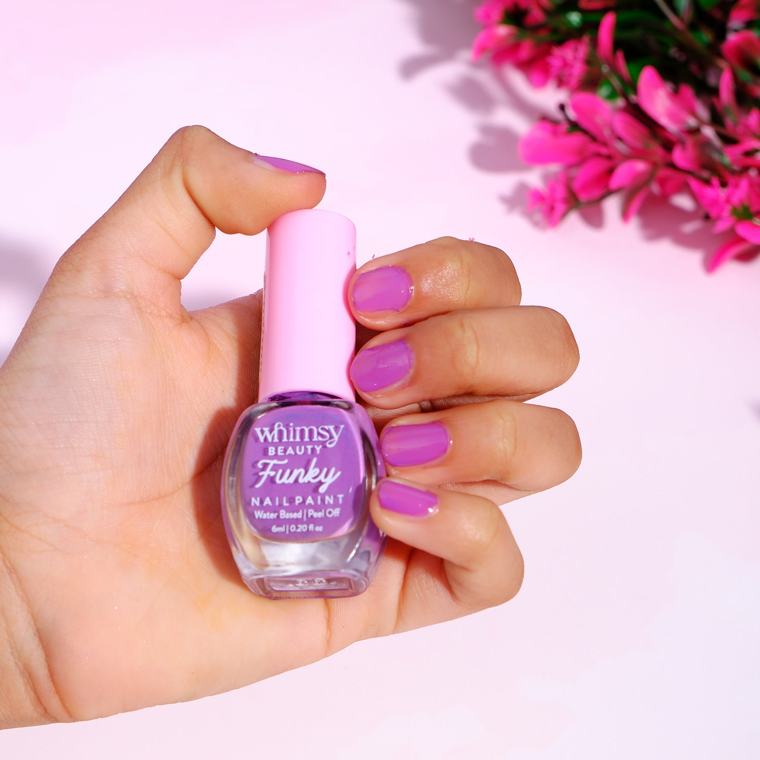 Whimsy Funky Purple Nail Paint