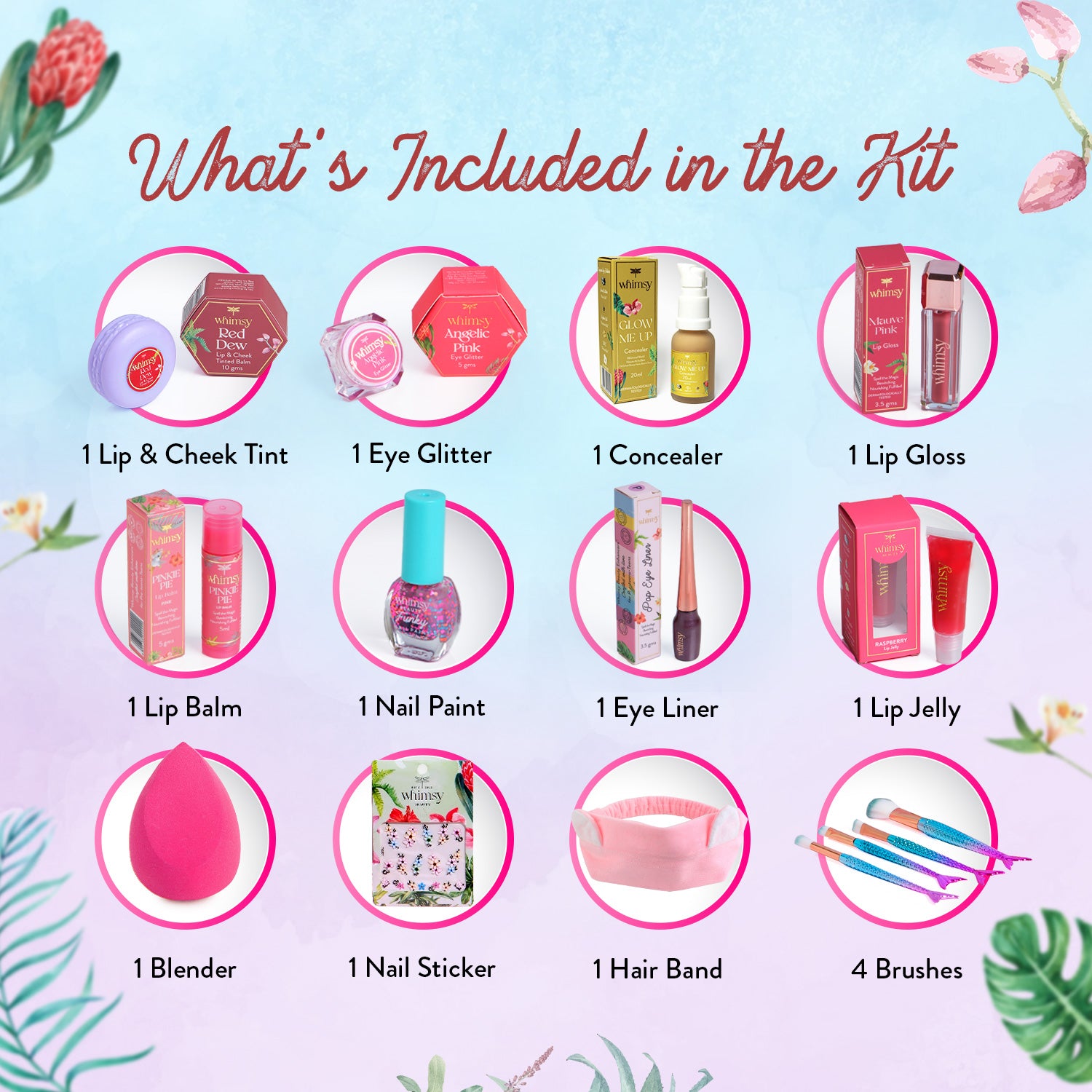 Whimsy Make U Pretty Gift Set (Pack of 15)