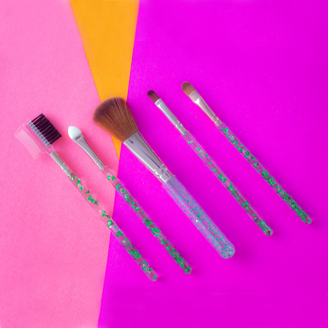 Makeup Brushes Ultra Soft Bristle - Set of 5