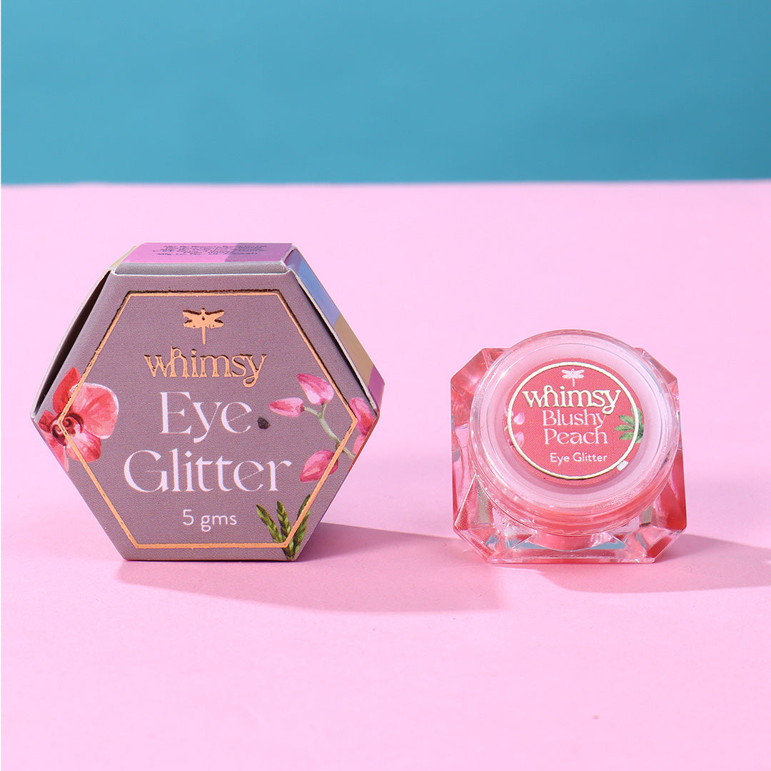 Blushy Peach - Eye Glitter For Preteen and Teens Girls