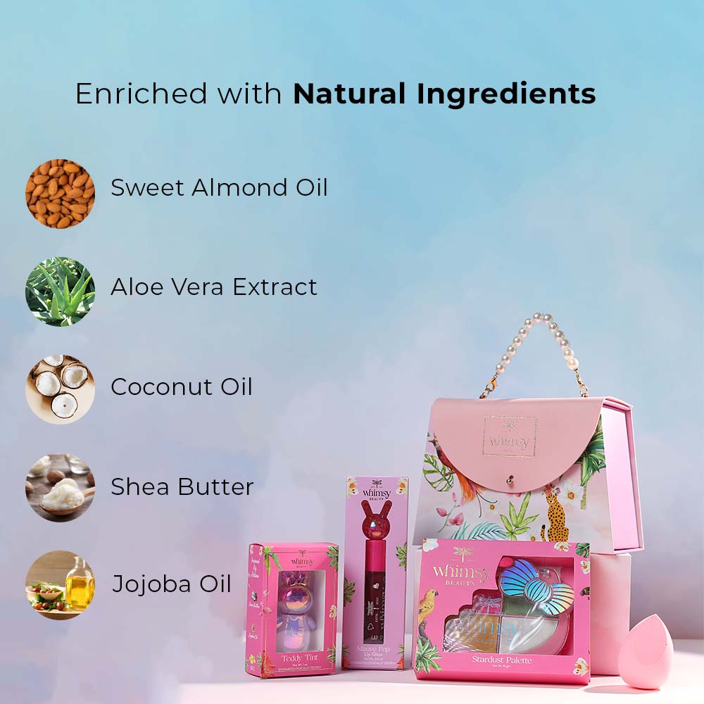 Whimsy Blush & Glow Beauty Kit -Pack of 4