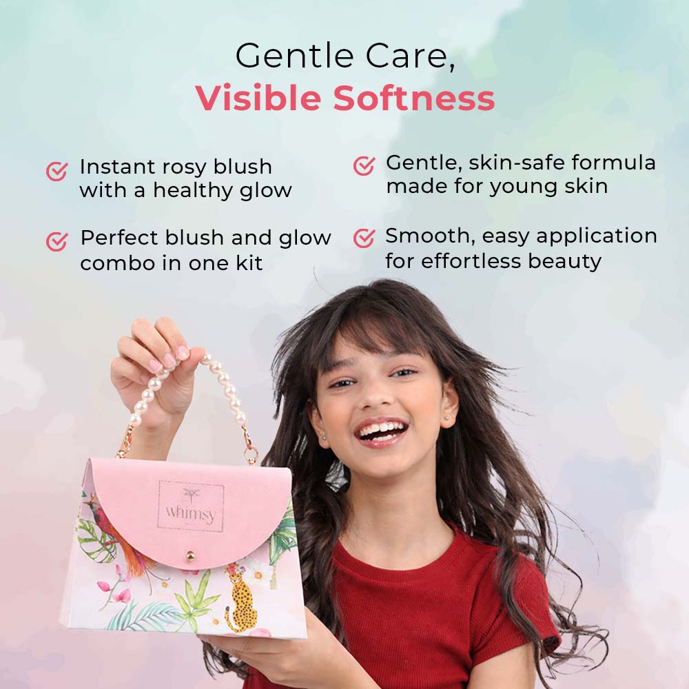 Whimsy Blush & Glow Beauty Kit -Pack of 4