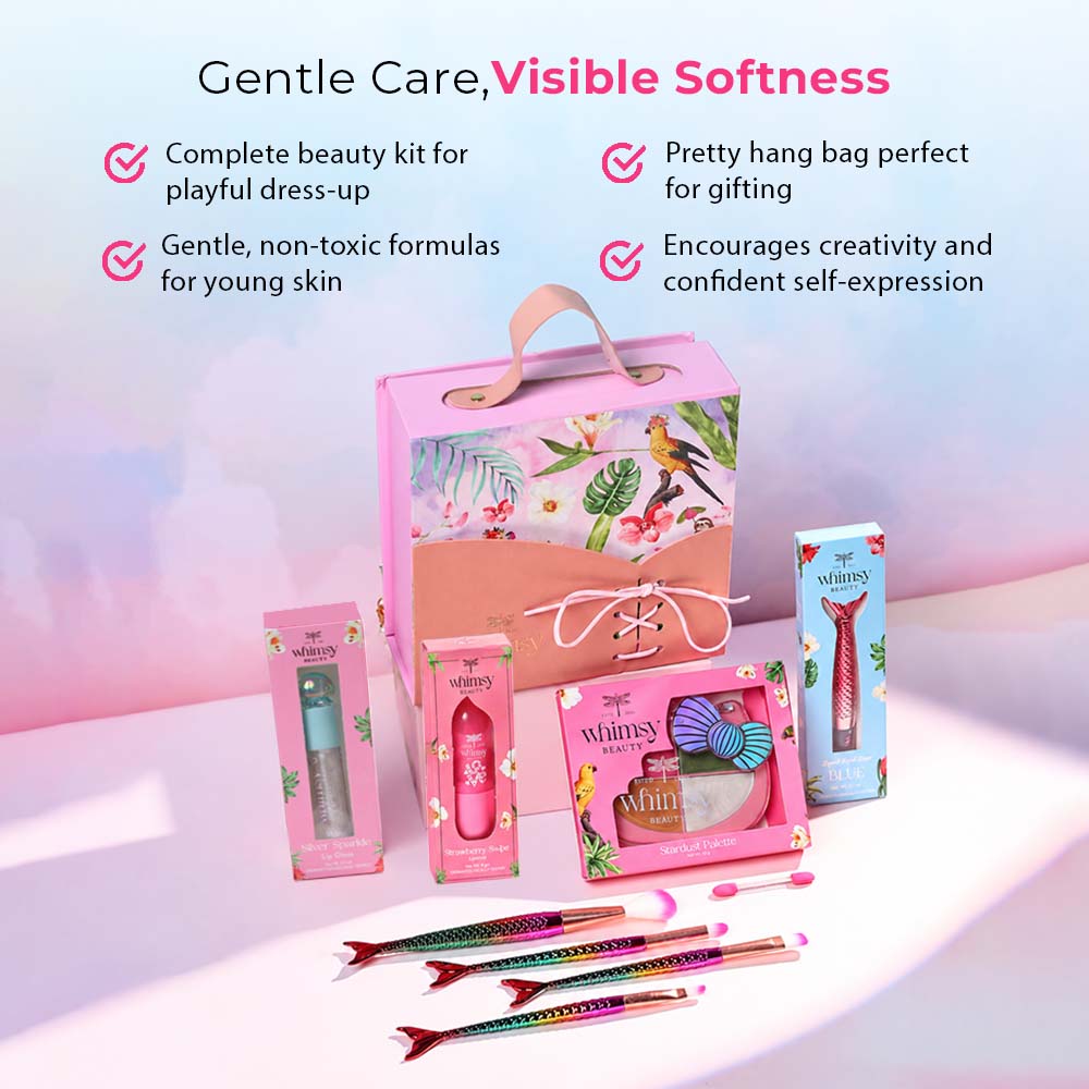 Whimsy Pretty Hang Bag Beauty Kit For Kids & Teens - Pack of 9