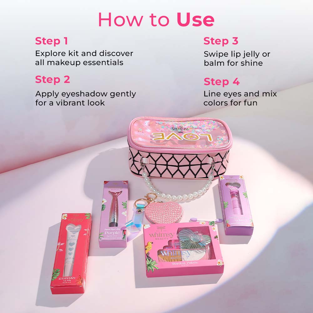 Whimsy Glam-On Beauty Kit - Pack of 5