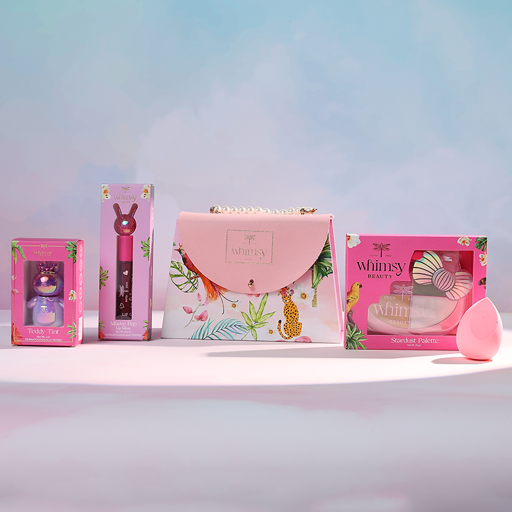 Whimsy Blush & Glow Beauty Kit -Pack of 4