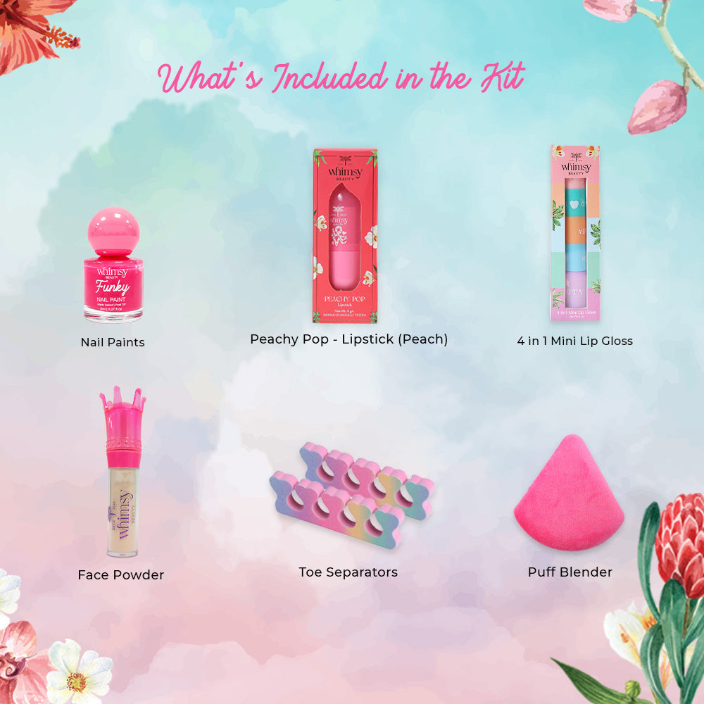 Whimsy Sparkle and Polish Beauty & Nail Kit - Pack of 6