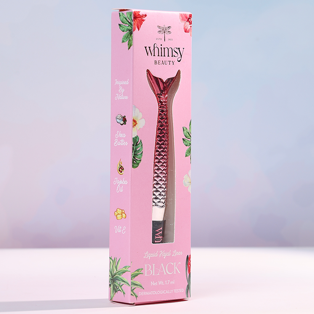 Mermaid Liquid Kajal Liner- Black