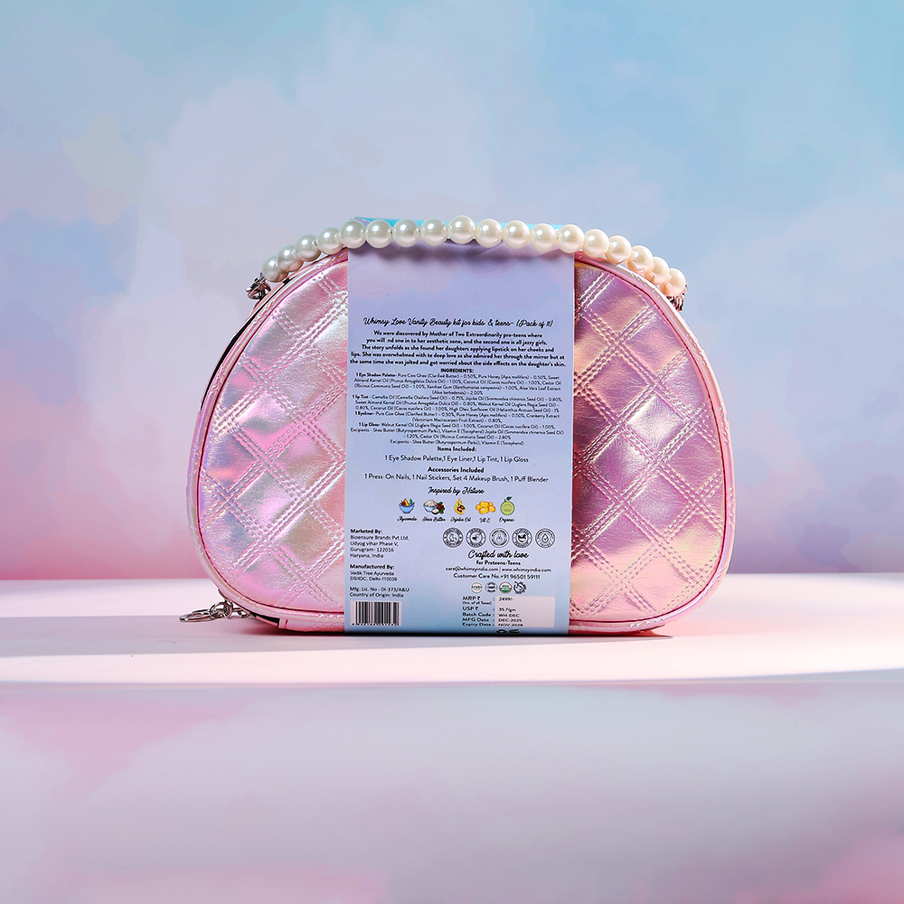 Whimsy Love Vanity Beauty Kit For Kids & Teens - Pack of 11