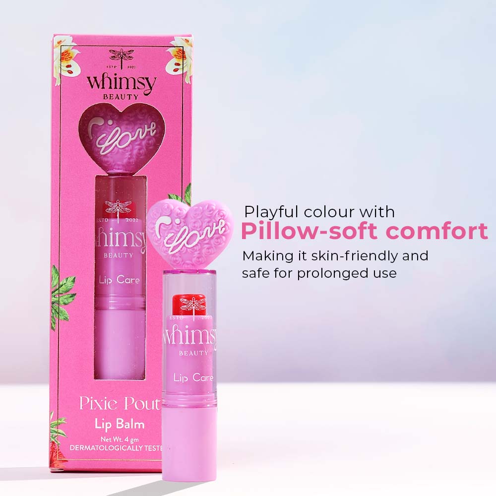 Pixie Pout- Lip Balm (Pink) - 4gm
