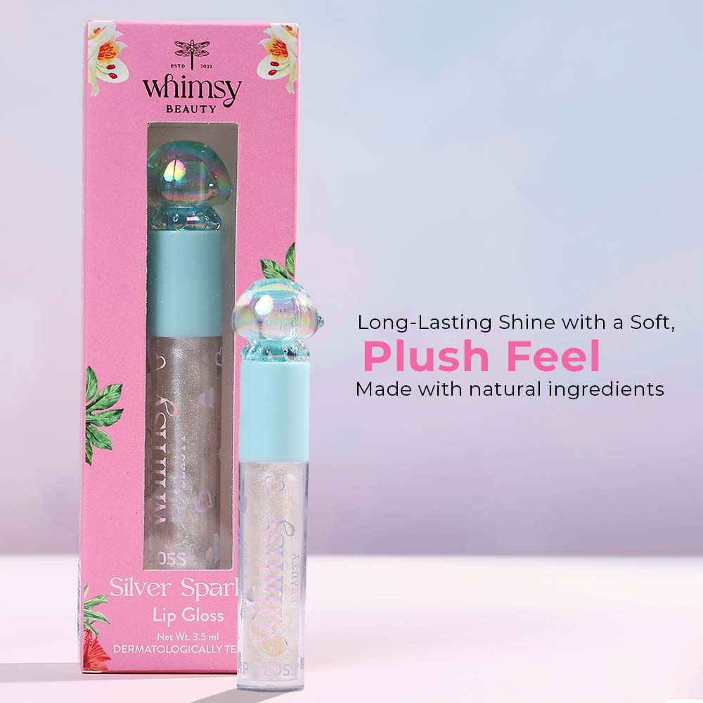 Silver Sparkle Lip Gloss - 3.5ml