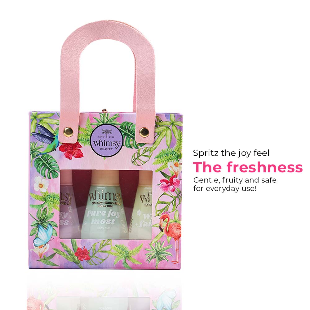 Whimsy Mini Tropical Bloom Body Mist Kit for Kids & Teens