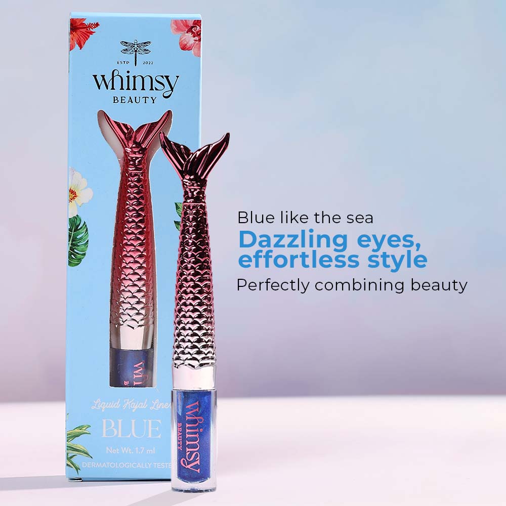 Mermaid Liquid Kajal Liner- Blue