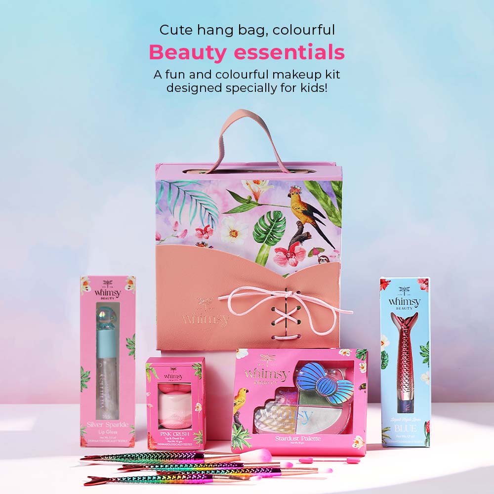 Whimsy Pretty Hang Bag Beauty Kit For Kids & Teens - Pack of 9