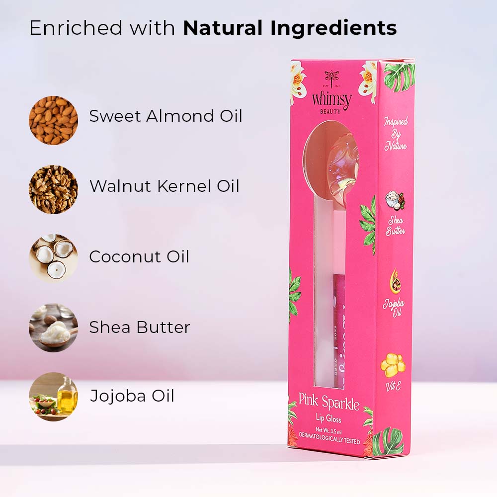 Pink Sparkle Lip Gloss