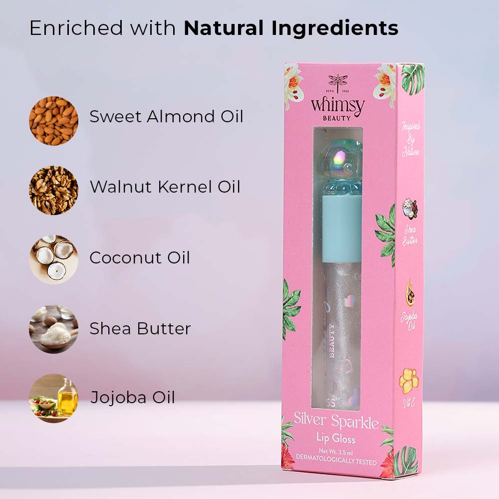 Silver Sparkle Lip Gloss