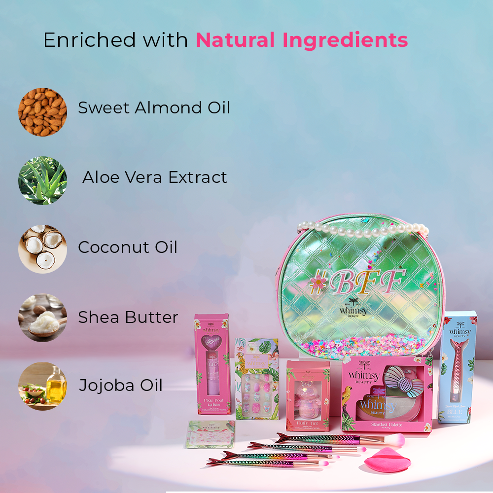 Whimsy Love Vanity Beauty Kit For Kids & Teens - Pack of 11