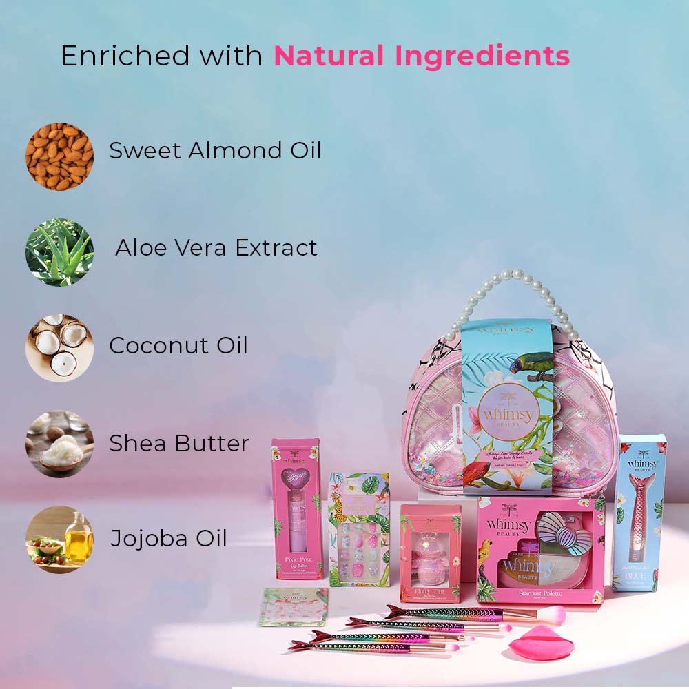 Whimsy Love Vanity Beauty Kit For Kids & Teens - Pack of 11