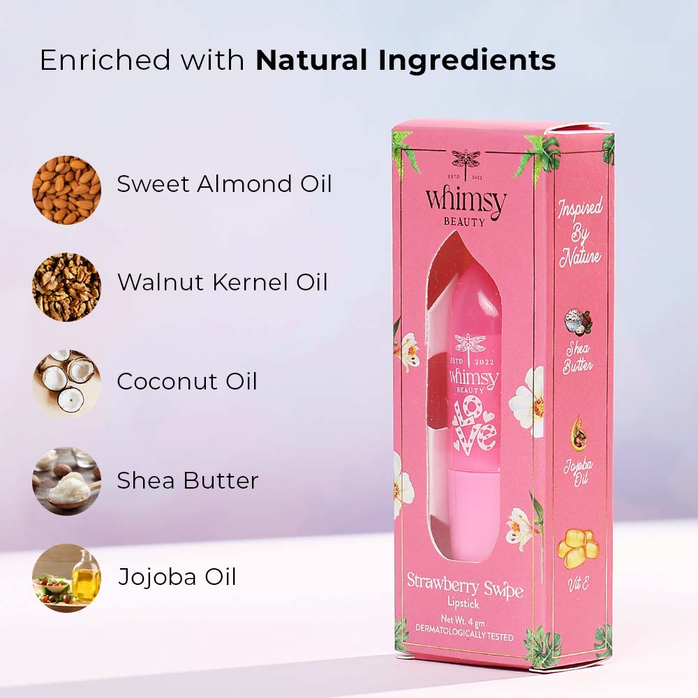 Whimsy Strawberry Swipe - Lipstick (Pink)