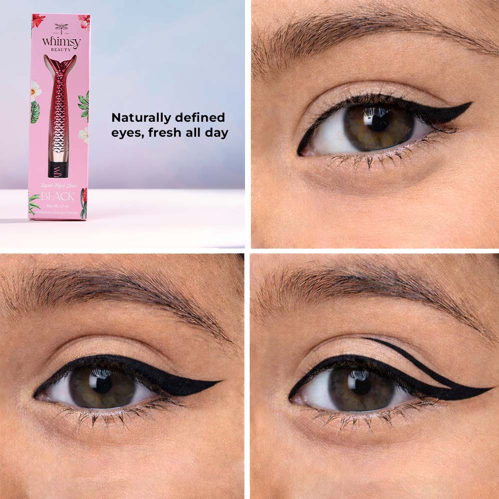 Mermaid Liquid Kajal Liner- Black
