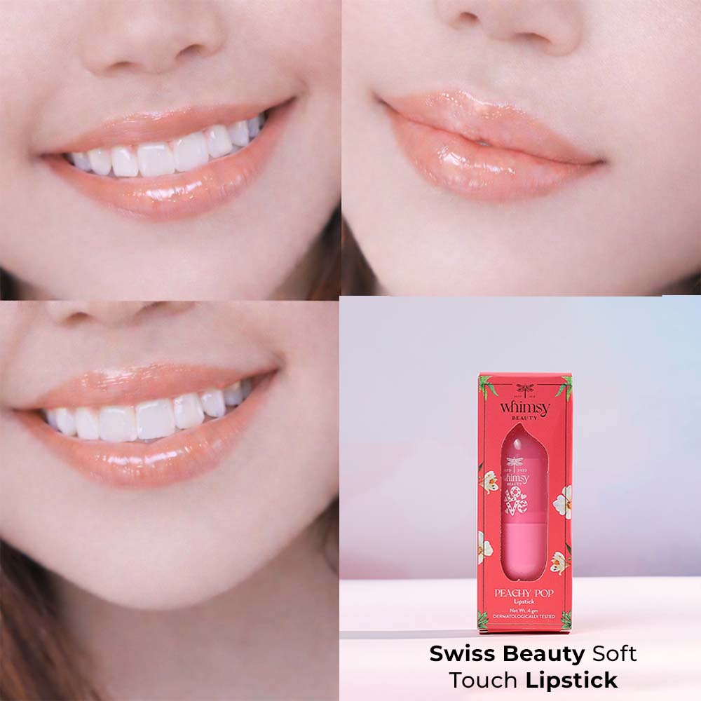 Whimsy Peachy Pop - Lipstick (Peach) - 4gm