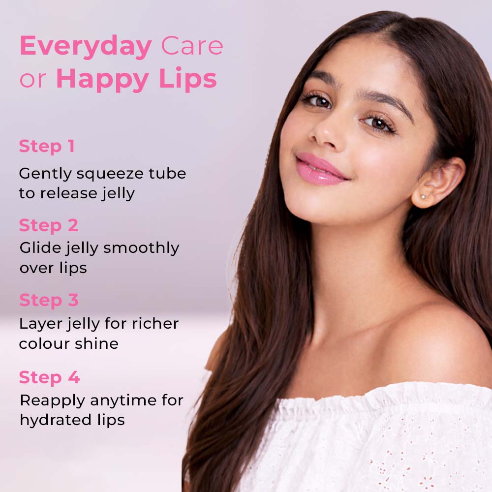 Heart Lip Jelly -Bubblegum (Pink) - 15ml