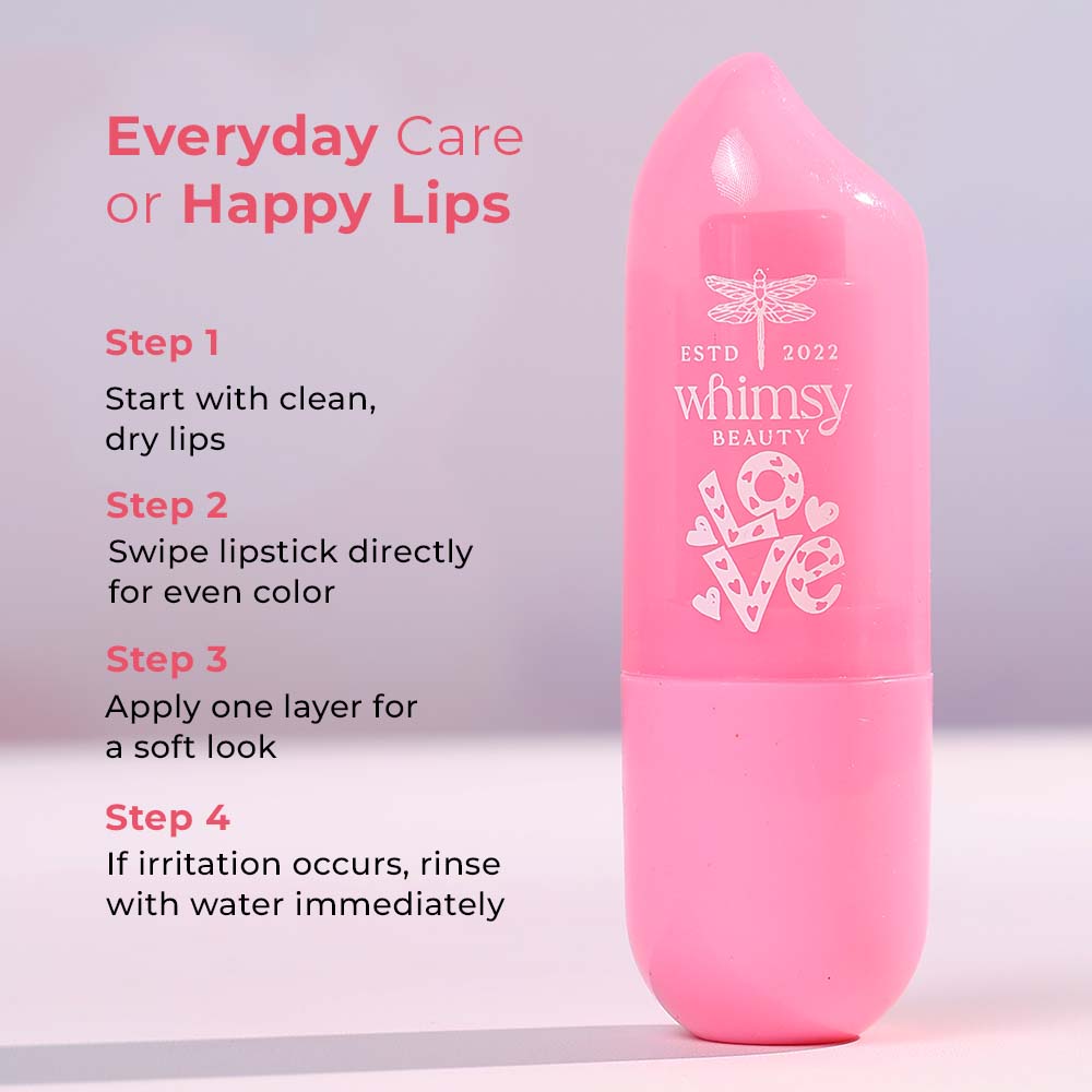 Whimsy Strawberry Swipe - Lipstick (Pink)