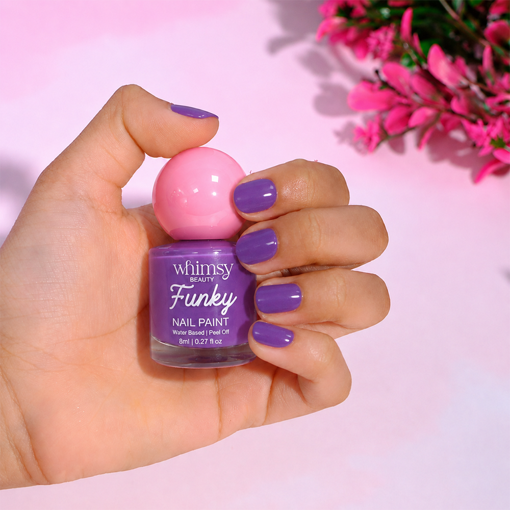 Whimsy Funky Purple Nail Paint - 8ml