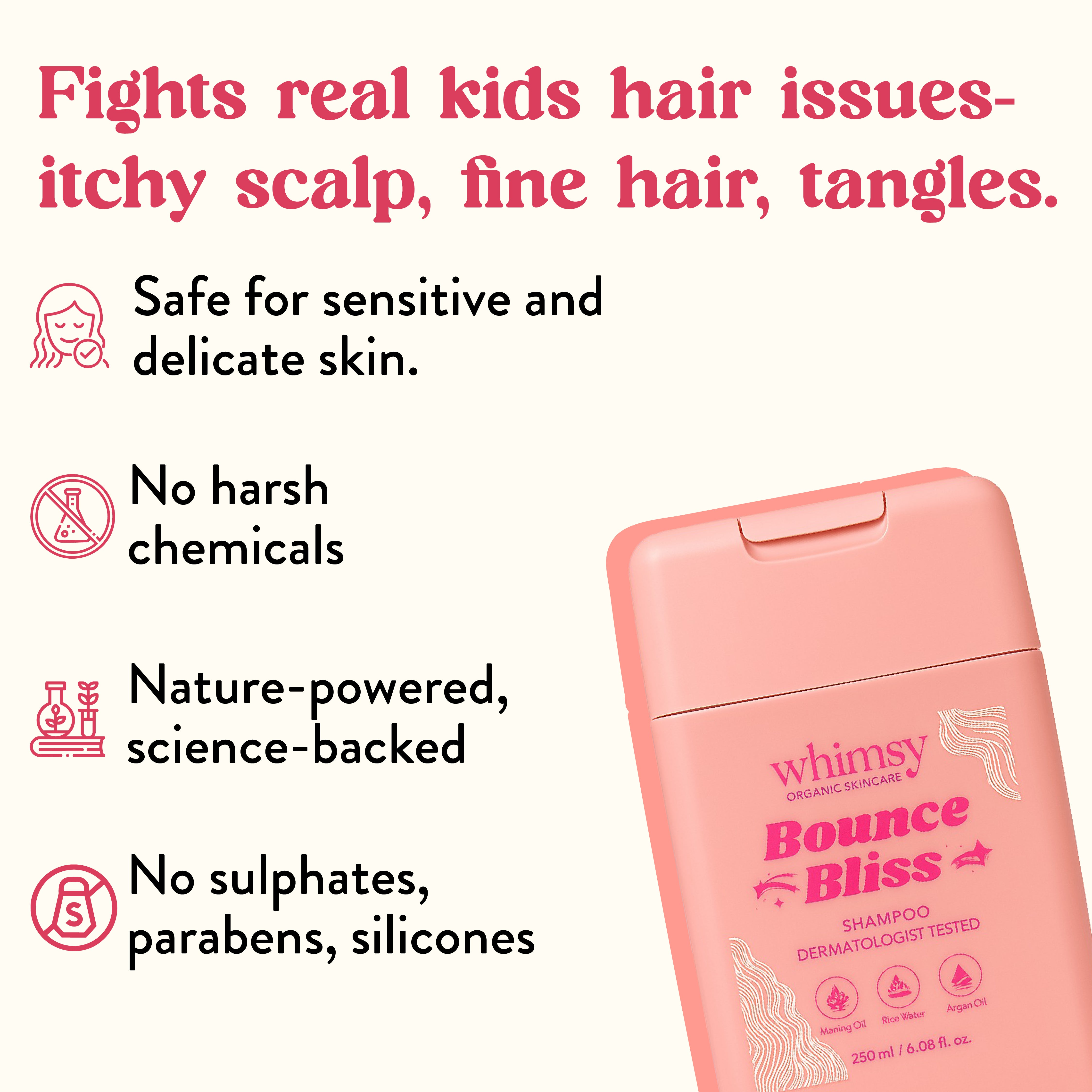 Whimsy Bounce Bliss Shampoo (4-16 Years)