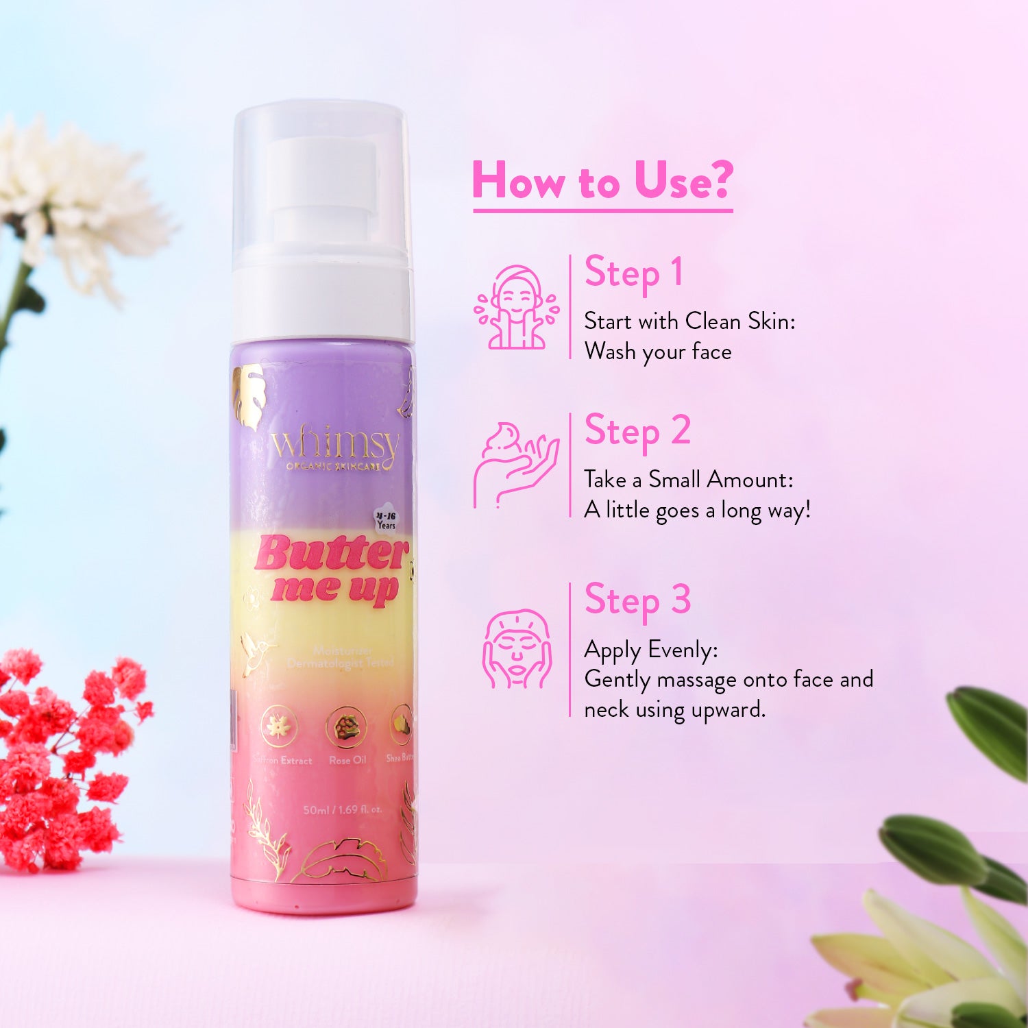 Whimsy Butter Me UP Moisturizer - 100 ML (4-16 Years)