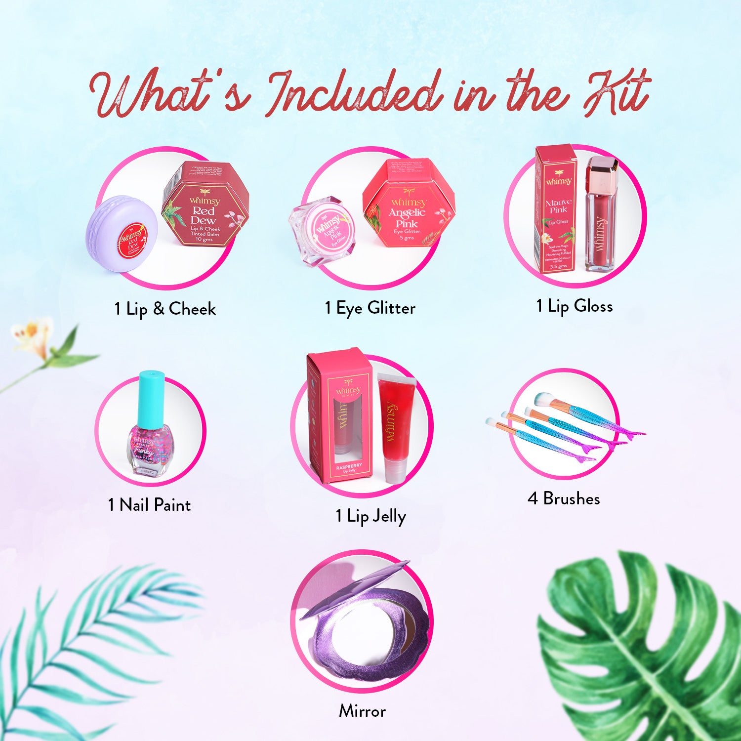 Kitty Fur Vanity Beauty kit - Pack of 10