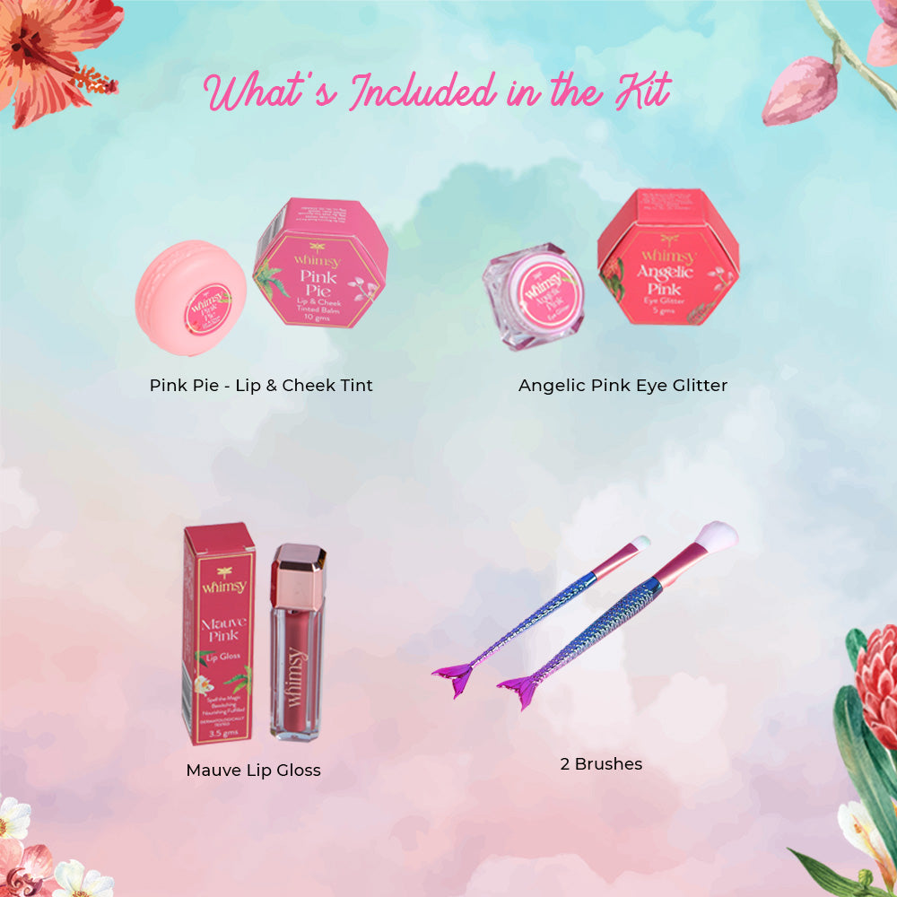 Whimsy Glitters Pouch Beauty Kit - Pack of 5