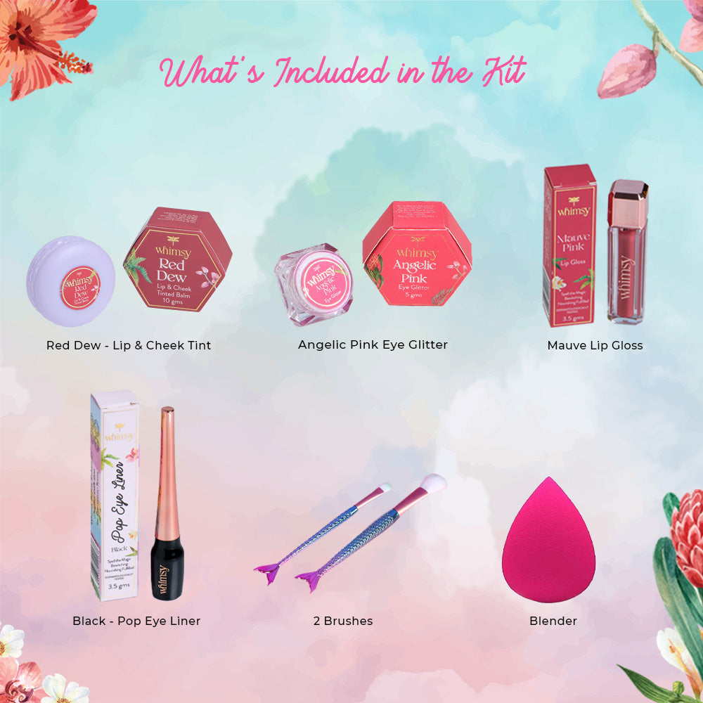 Whimsy Glow-Up Beauty Kit - Pack of 7