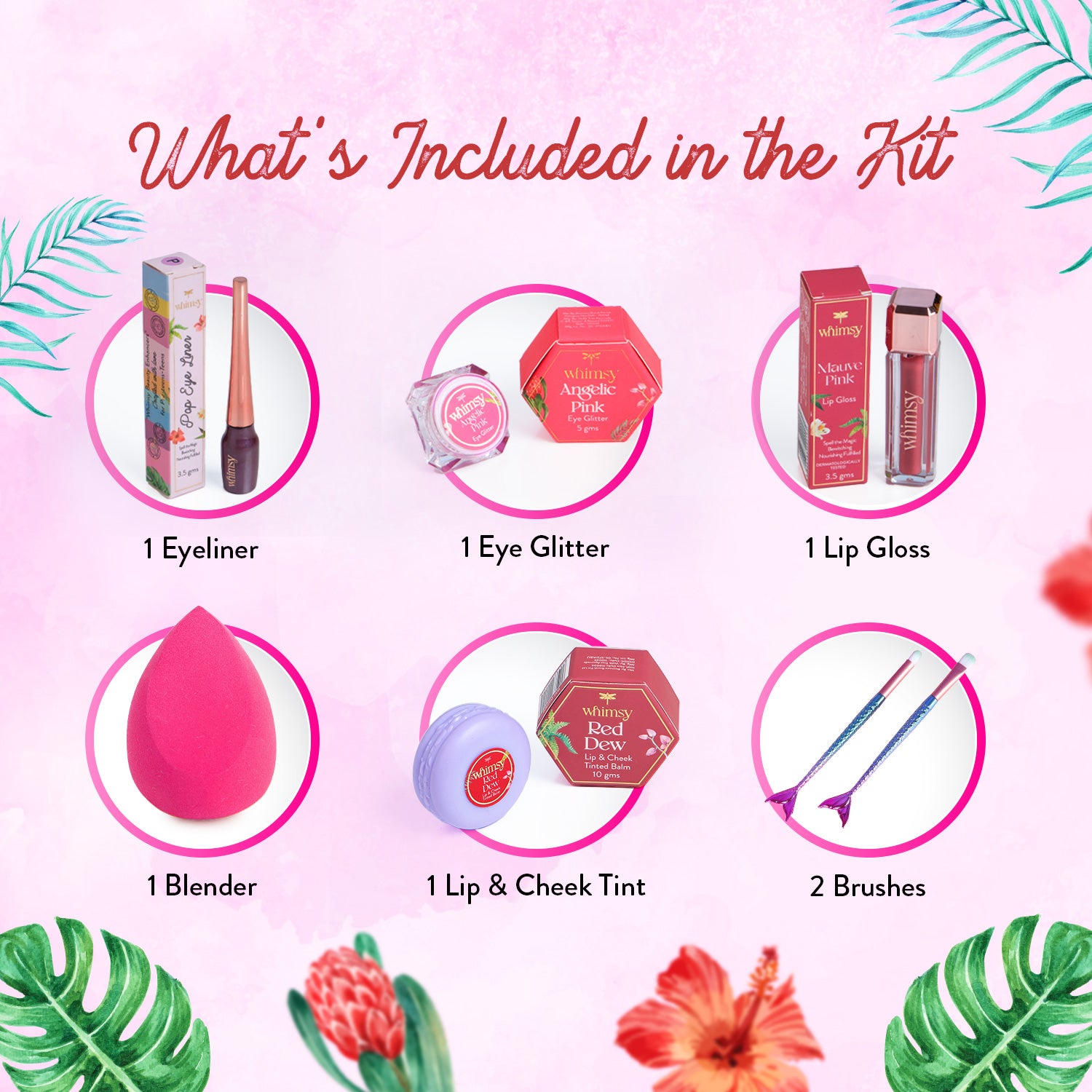 Whimsy Glow Up Gift Set (Pack of 7)