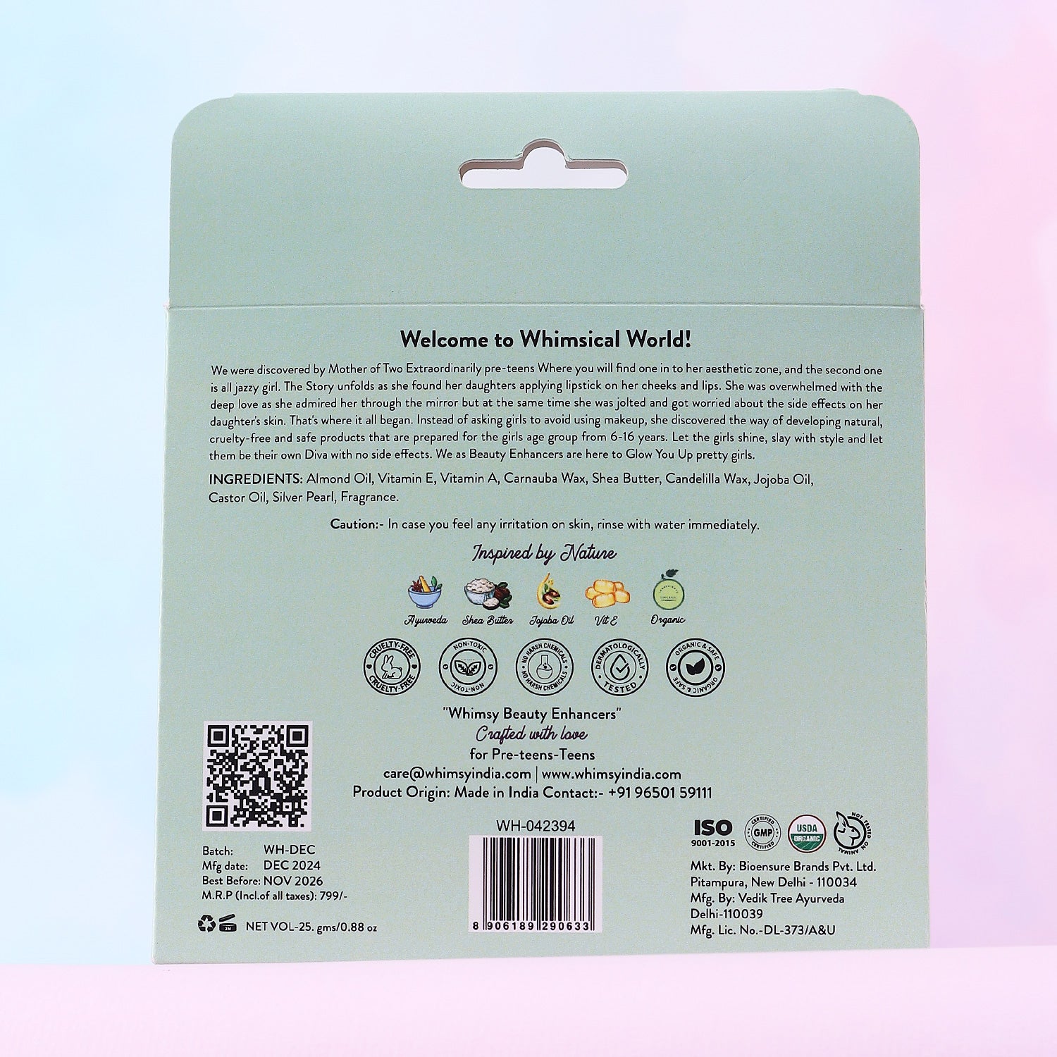 Whimsy High Five Minis Lip Gloss Set- Pack of 5