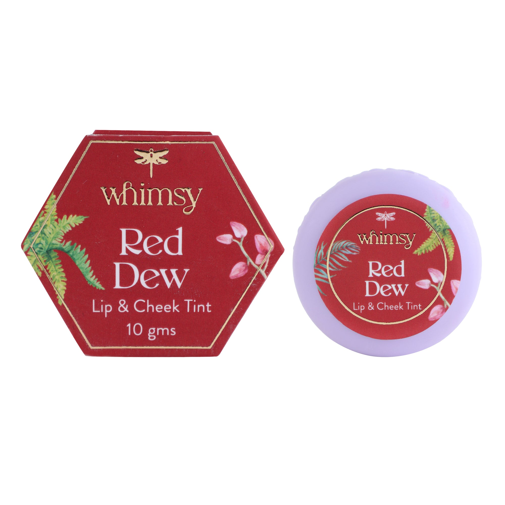 Combo of Lip & Cheek Tints - Pink Pie, Coral Wave and Red Dew For Teen and Preteen Girls