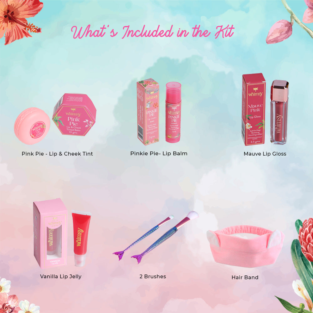 Whimsy Liplicious Beauty Kit- Pack of 7