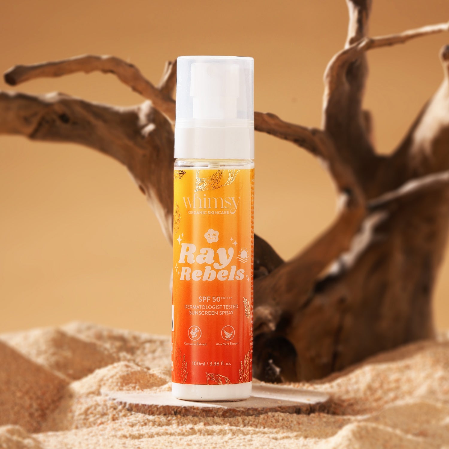 Whimsy Ray Rebels Sunscreen Spray - 100 ML (4-16 Years)