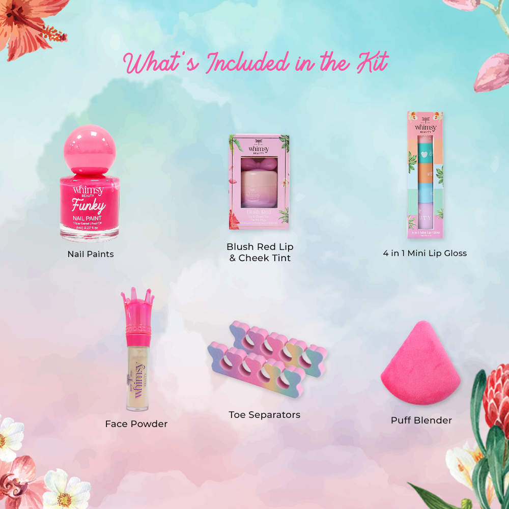 Whimsy Sparkle and Polish Beauty & Nail Kit - Pack of 6