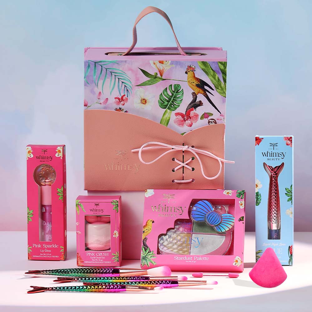 Whimsy Pretty Hang Bag Beauty Kit For Kids & Teens - Pack of 9