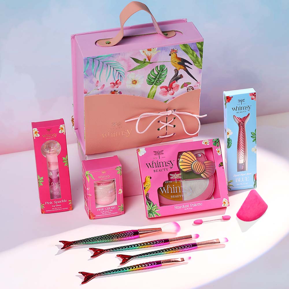 Whimsy Pretty Hang Bag Beauty Kit For Kids & Teens - Pack of 9