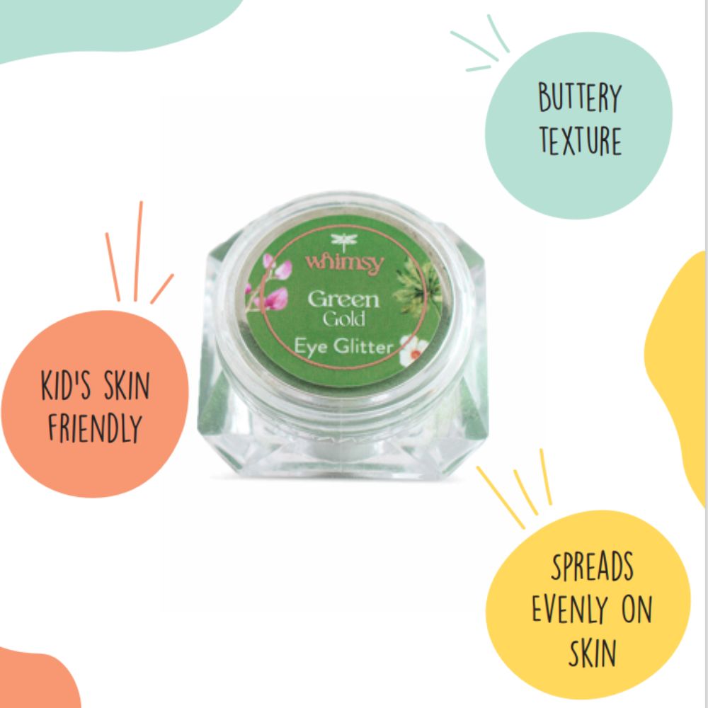 Green Gold - Eye Glitter For Preteen and Teens Girls