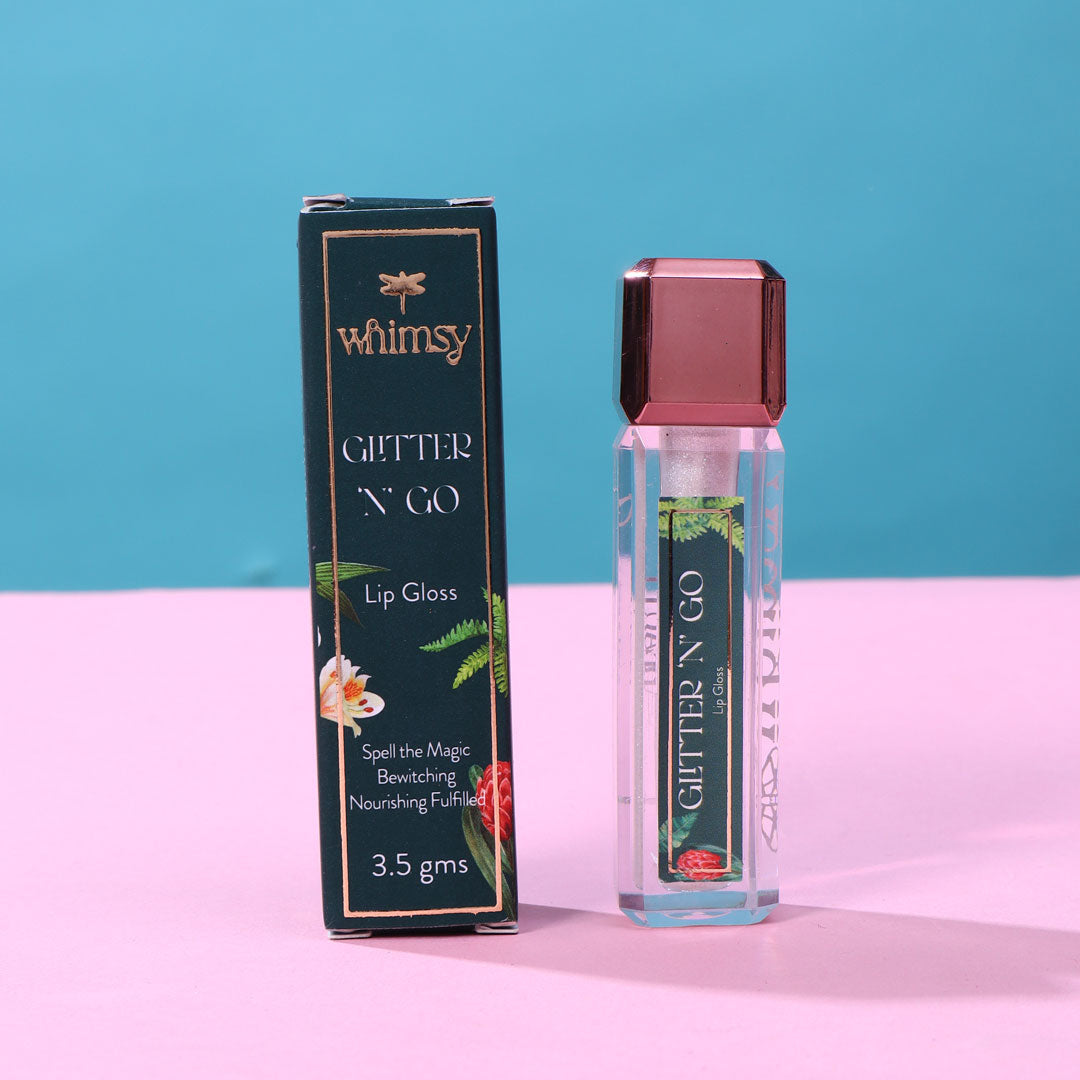 Glitter ‘N’ Go - Silver Glitter Lip Gloss