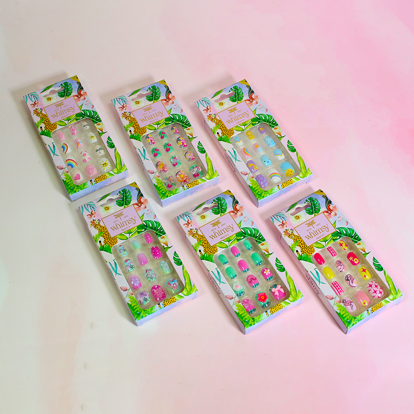 Whimsy Butterfly Press ON Nails