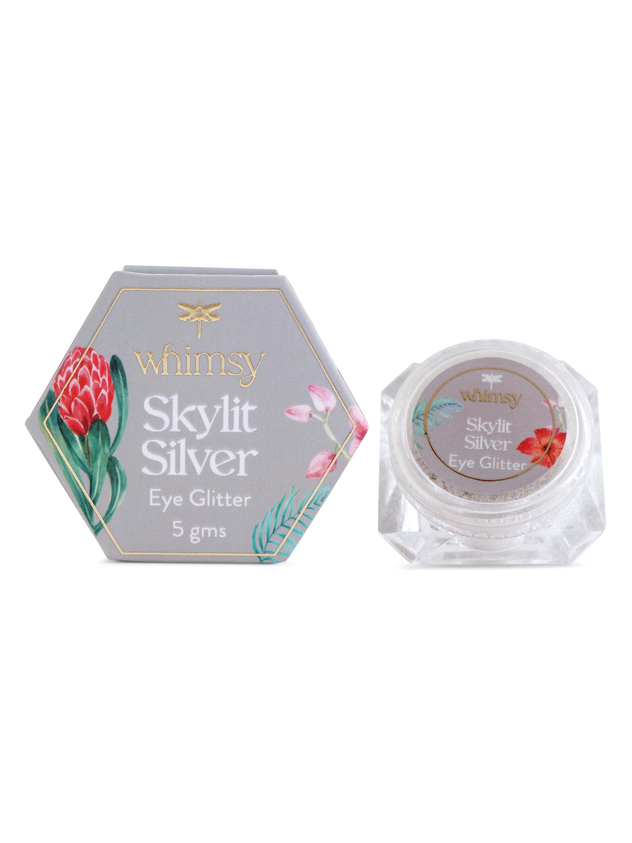 Skylit Silver - Eye Glitter For Teens Girls