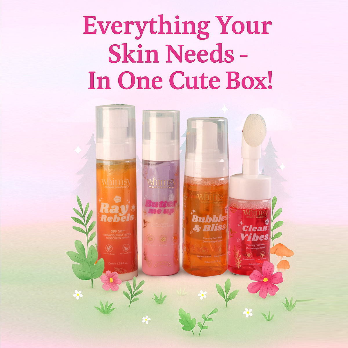 Whimsy Glow Up Body Care Set