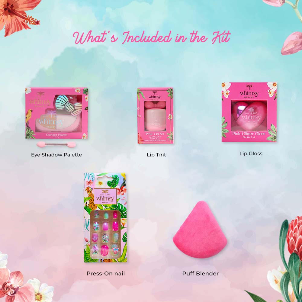 Whimsy Magical Clutch Beauty Kit For Kids & Teens - Pack of 5